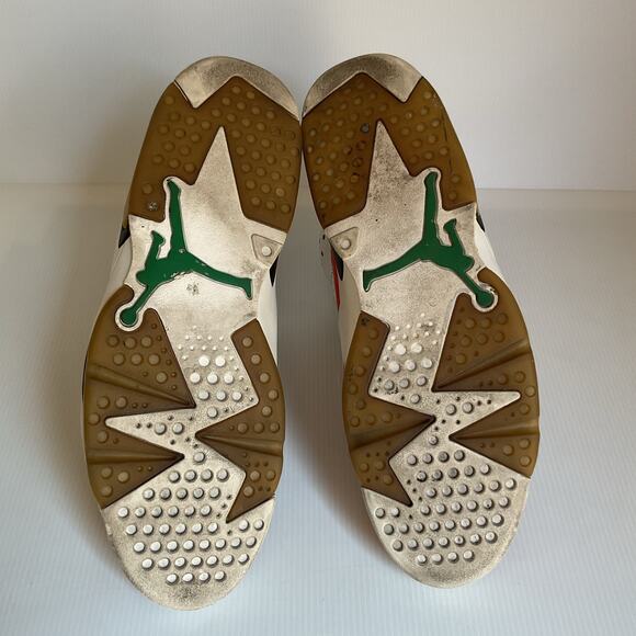 Nike Air Jordan Retro Gatorade Size 13 White Orange Green 384664-145 2017 - Picture 12 of 12